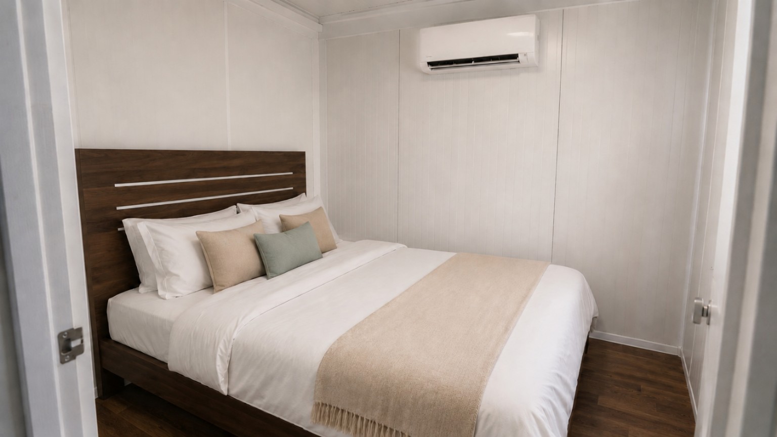 Slaapkamer met tweepersoonsbed