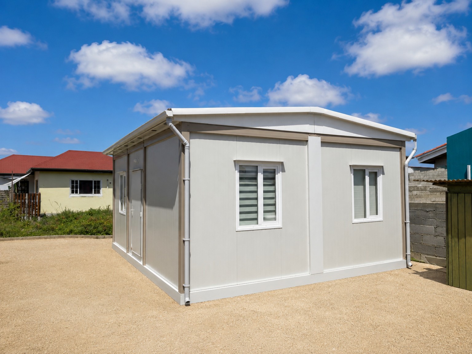 De complete prefab vakantiewoning Mangel Halto Stay op Aruba